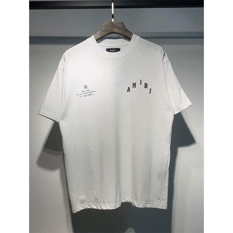Amiri T Shirts Fashion Print Couple High Street