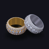 Rings S925 Silver Hip Hop Micro Zircon Ring St. Valentine's