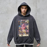 Mens Vintage Hooded Vintage Made Old Jacket