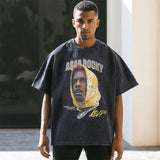 Mens Vintage T Shirt Short Sleeve T-Shirt Men's and Women's