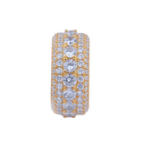 Rings S925 Silver Hip Hop Micro Zircon Ring St. Valentine's