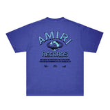 Amiri Washed Distressed T Shirt Printed Trendy Pure Cotton
