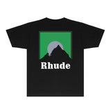 Rhude T Shirts Printed Trendy Pure Cotton