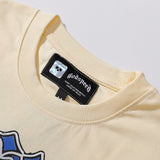 Godspeed T Shirts Skull City Reflection Print Cotton Casual Short Sleeve Men and Women