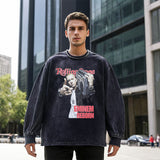 Mens Vintage Long Sleeve Shirt