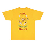 Casablanca T Shirts Fashion Print Street