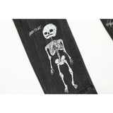 Gallery Dept Jeans Skull Alphabet Patch Heavy Industry Washed Jeans