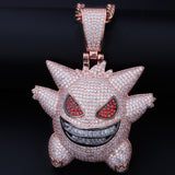 Jewelry full of zircon Geng Gui pendant Pokemon anime Pokémon Spectrum