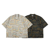 Unisex Shirt Hawaiian Loose Summer Thin