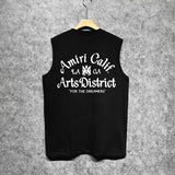 Amiri tank top artistic word printing