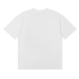 Rhude T Shirts Coconut Sunset Sailing Printing Cotton Casual Loose Short Sleeve Men and Women