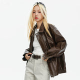 Women Jackets PU Leather Jacket Vibe Idle Style