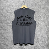 Amiri tank top artistic word printing