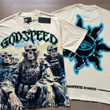 Godspeed T-Shirt Retro Fantasy Pattern