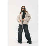 Unisex Coat Jacket Winter Cotton-Padded Coat