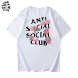 Anti Social Club T Shirt Men's Summer Men's Cotton Short-Sleeved T-shirt