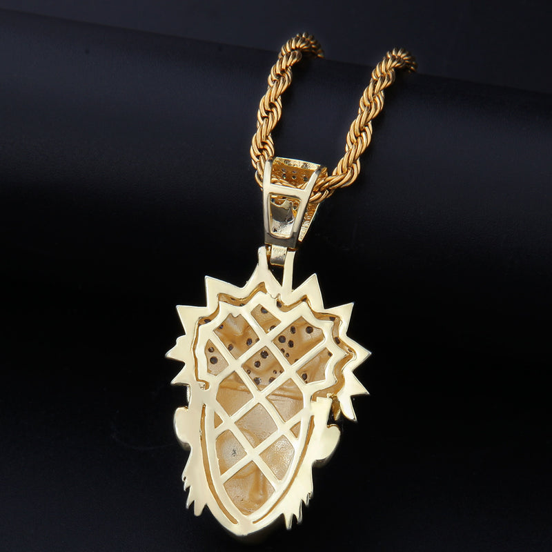 Jewelry Zircon Pendant Two Color Electroplating 14K Spectrum Far East