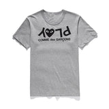 CDG Be Kind T Shirt T-shirt Peach Heart Unisex Wear Cotton round Neck Short Sleeve