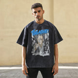 Mens Vintage T Shirt Short Sleeve T-Shirt Men's and Women's