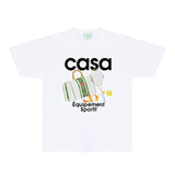 Casablanca T Shirts Fashion Print Street