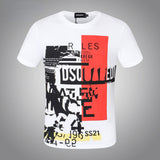 Dsq2 T Shirt Casual Sports Printed Short Sleeve Summer Men