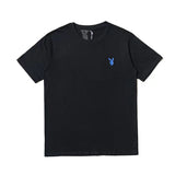 Vlone T Shirts V-Shaped Female Printed Short Sleeve T-shirt Men's and Women's Hip Hop BF Half Sleeve