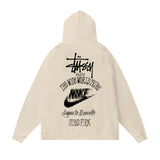 Stussy The Wide World Tribe Hoodie Fall/Winter Fleece Hooded Sweater