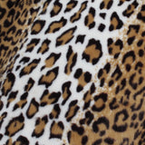 Women Fur Jacket Fashion Leopard Print Plush Coat