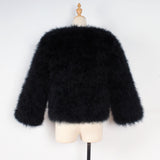 Women Fur Jacket Plush Fashion Coat