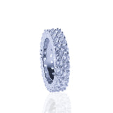 Rings Fashion Double Row Zircon Ring St. Valentine's