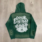 Lost intricacy Hoodie rhinestones