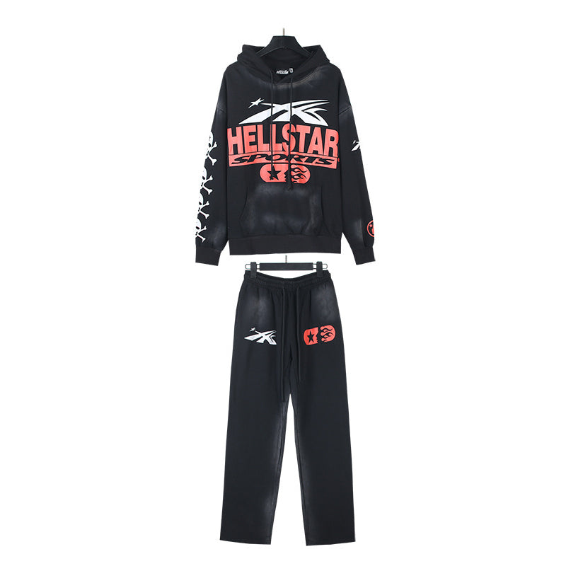 Hellstar Hoodie And Pants Two-Piece Set