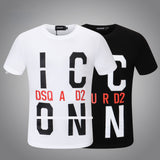 Dsq2 T Shirt Iconzi Letter Print Casual Sports Short Sleeve Summer Men