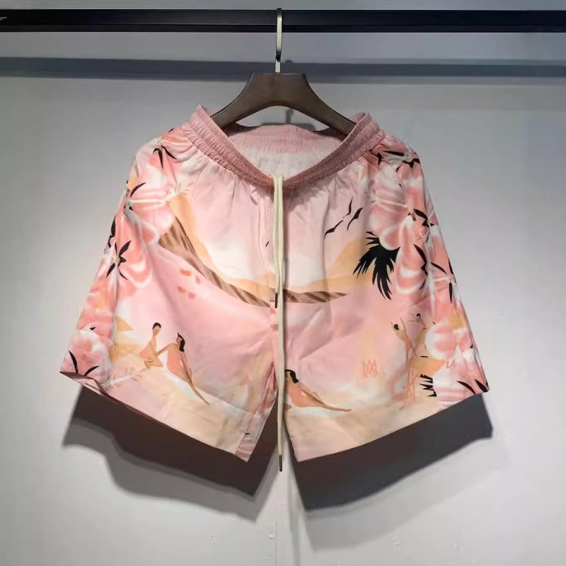 Amiri Shorts Seaview Fashion Loose Shorts