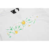 Vlone T Shirt Spring Summer Daisy Pattern Crew Neck