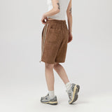 Unisex Shorts Retro Plaid Couple Loose