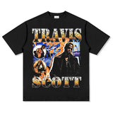 Travis Scott Flame Crack T-Shirt