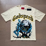 Godspeed T-Shirt Retro Fantasy Pattern