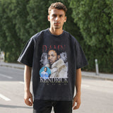 Mens Vintage T Shirt Printed Old Short Sleeve T-Shirt