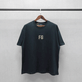 Fog Fear of God Essentials T Shirt Flocked Printed Hip Hop Loose Couple T-shirt Men