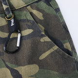 Godspeed Shorts Summer GOD Camo Overalls Denim Shorts