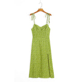 Women Dresses Slimming Sling Avocado Dress