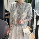 Women Knitted Cardigan Temperament Sweater Cardigan Coat