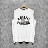 Amiri tank top big bad wolf letterprinting
