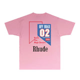 Rhude T Shirts Printed Trendy Pure Cotton