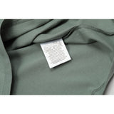 Fog Essentials T Shirts Spring Summer FOG Season 8 Flocking Letter Crew Neck Short Sleeves