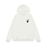 OFF WHITE Hoodie Trendy Street Style Personalized Cotton