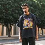 Mens Vintage T Shirt Short Sleeve T-Shirt Men