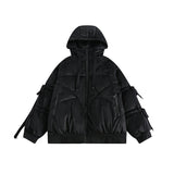 Unisex Coat Winter Hooded Jacket Warm-Keeping Cotton Clothing Boys and Girls Loose