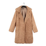 Women Fur Jacket Warm Plush Coat